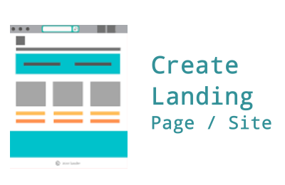 Create a new landing page